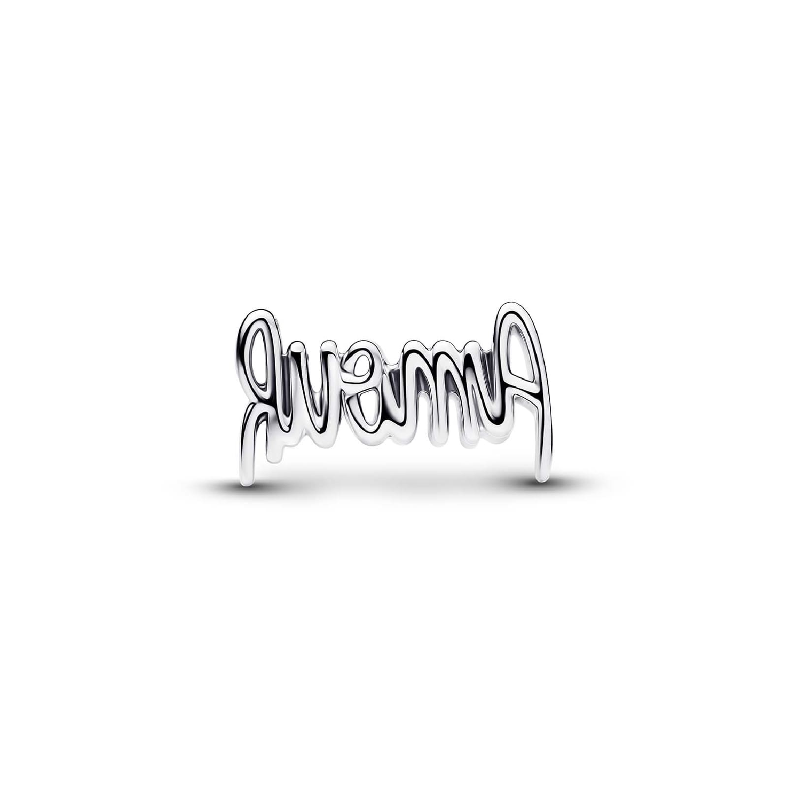Charm Pandora in argento Sterling  925 con parola “amour” MISURA UNICA