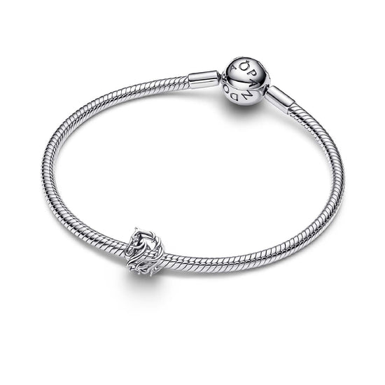 Charm Pandora Openwork in argento 925 con cavallo e zirconi MISURA UNICA