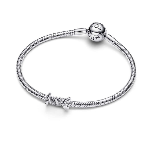 Charm Pandora in argento Sterling  925 con parola “amore” MISURA UNICA