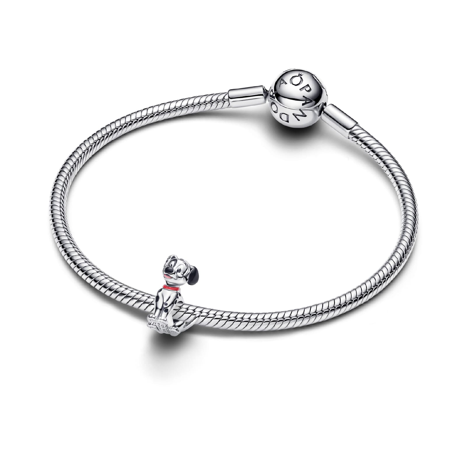 Charm Pandora Disney La Carica Dei 101 in argento con macchia MISURA UNICA