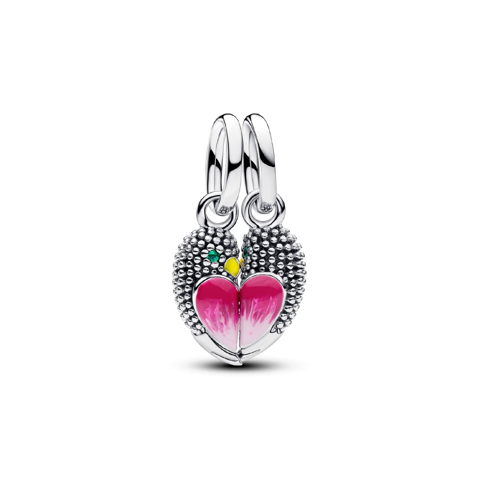 Charm divisibile Pandora in argento con uccellini innamorati MISURA UNICA