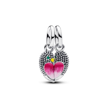 Charm divisibile Pandora in argento con uccellini innamorati MISURA UNICA