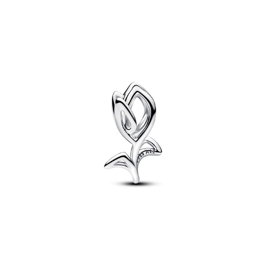 Charm Pandora Openwork in argento sterling con tulipano MISURA UNICA