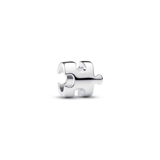 Charm Pandora Mini in argento 925 lucido a forma di puzzle MISURA UNICA
