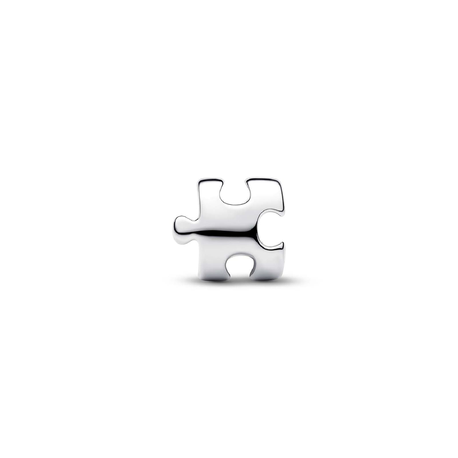 Charm Pandora Mini in argento 925 lucido a forma di puzzle MISURA UNICA
