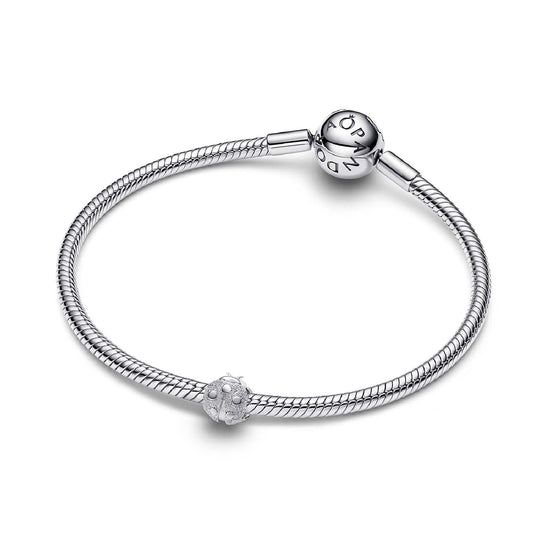 Charm Pandora Mini a forma di coccinella in argento 925 MISURA UNICA