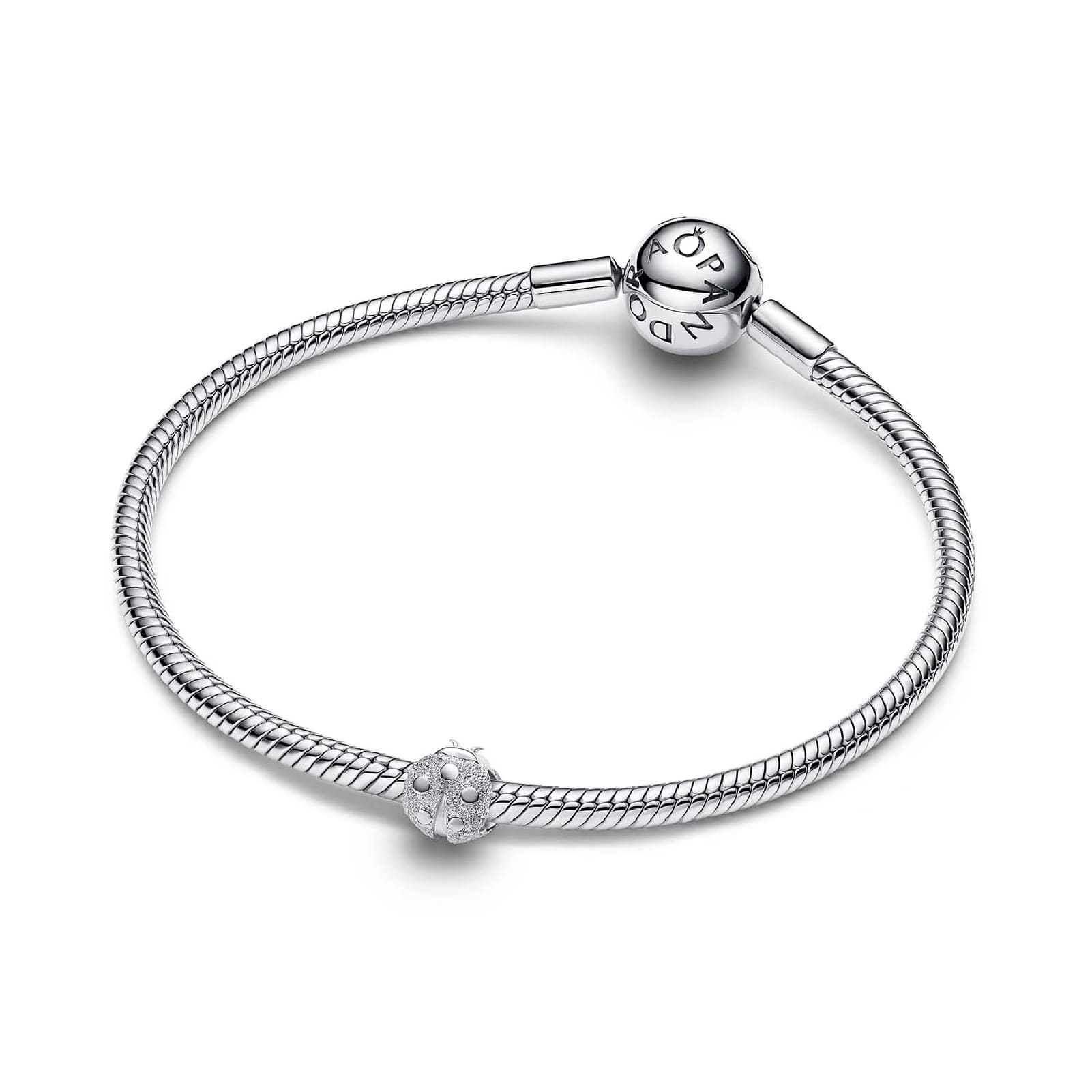 Charm Pandora Mini a forma di coccinella in argento 925 MISURA UNICA