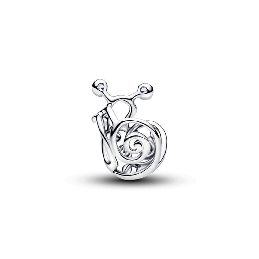 Charm Pandora in argento sterling lumaca e zircone verde MISURA UNICA