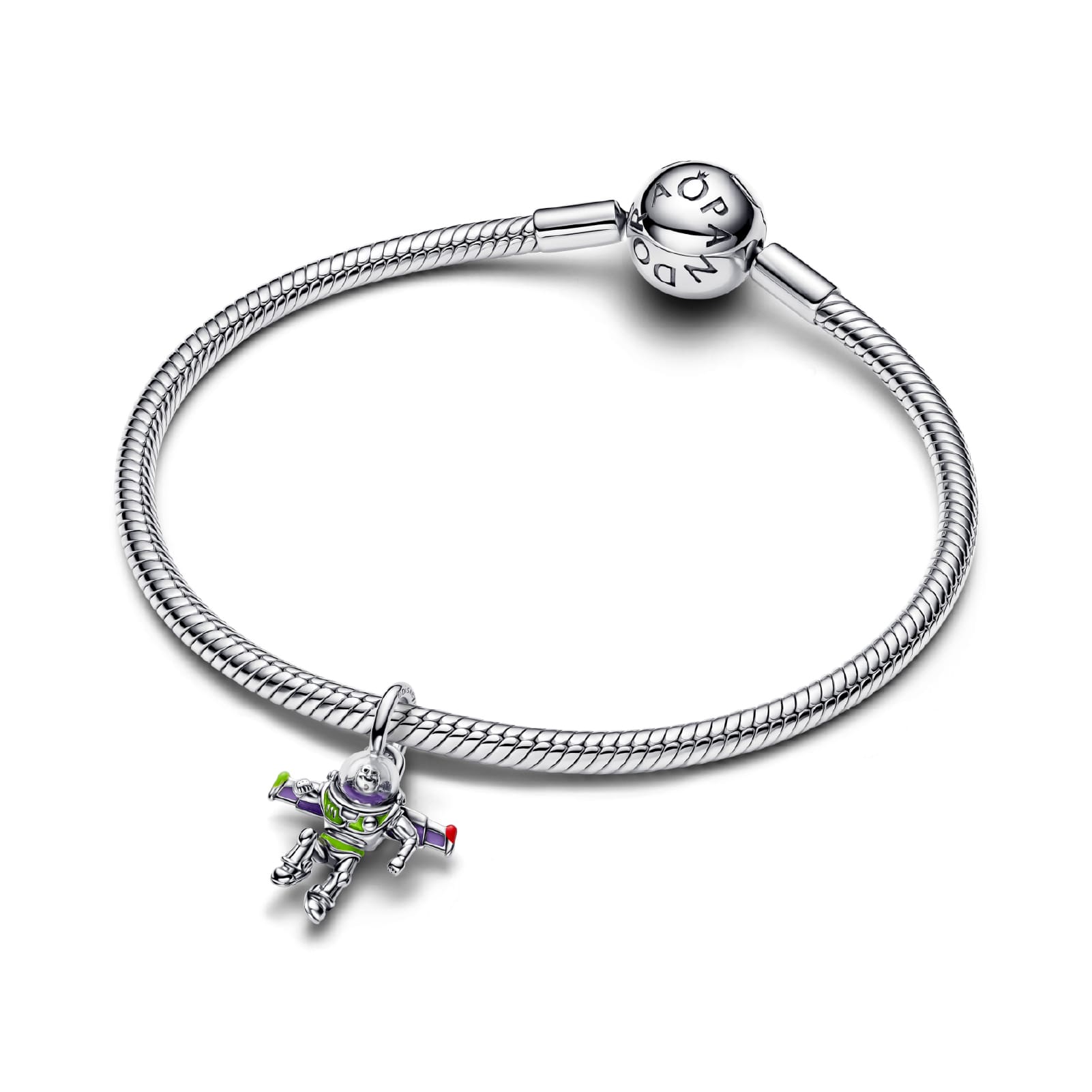 Charm Pandora Disney Toy Story Buz Lightyear in argento MISURA UNICA