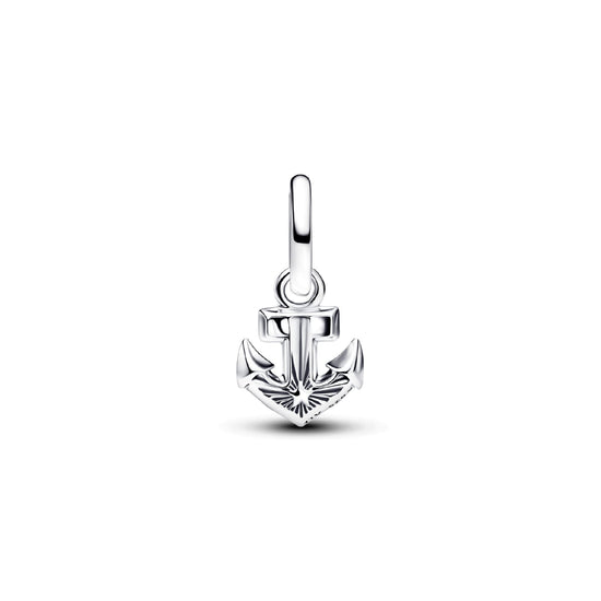 Charm pendente Pandora in argento e lapislazzuli ancora blu MISURA UNICA