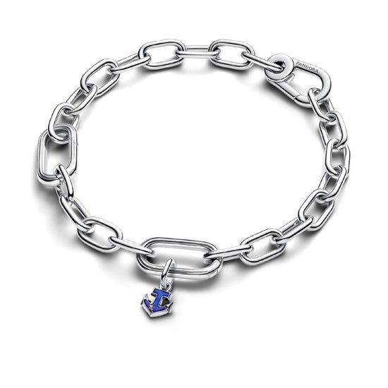 Charm pendente Pandora in argento e lapislazzuli ancora blu MISURA UNICA