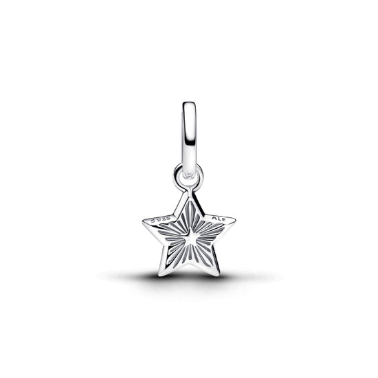 Charm pendente Pandora in argento e lapislazzuli stella blu MISURA UNICA