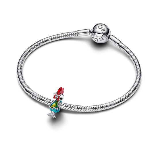 Charm Pandora Disney in argento e smalto multicolore Oceania MISURA UNICA