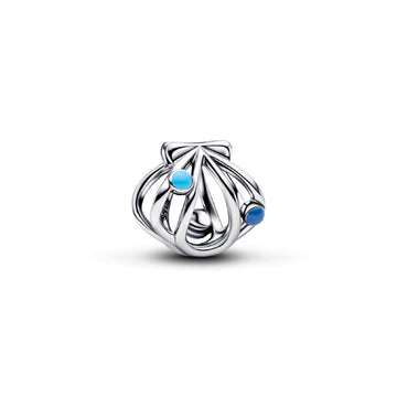 Charm Pandora in argento conchiglia openwork smaltato MISURA UNICA