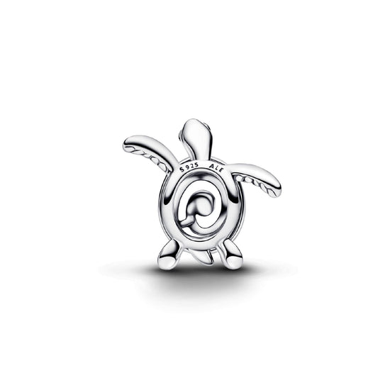 Charm Pandora in argento tartaruga marina openwork smaltato MISURA UNICA