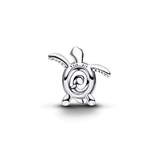 Charm Pandora in argento tartaruga marina openwork smaltato MISURA UNICA