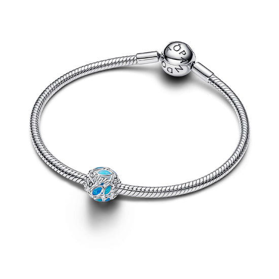 Charm Pandora in argento pesciolini openwork smaltato MISURA UNICA