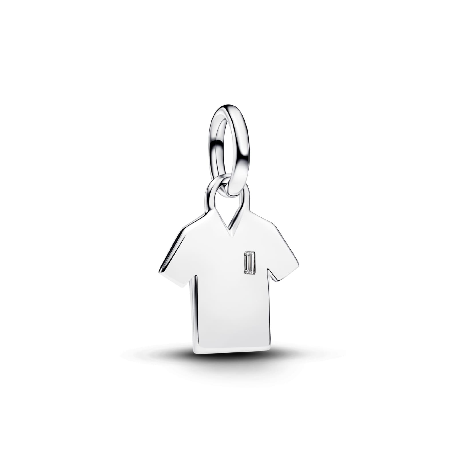 Charm pendente Pandora in argento con maglia da calcio MISURA UNICA