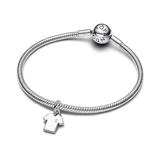 Charm pendente Pandora in argento con maglia da calcio MISURA UNICA