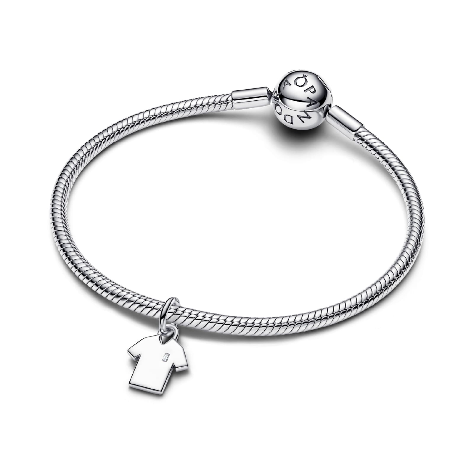 Charm pendente Pandora in argento con maglia da calcio MISURA UNICA