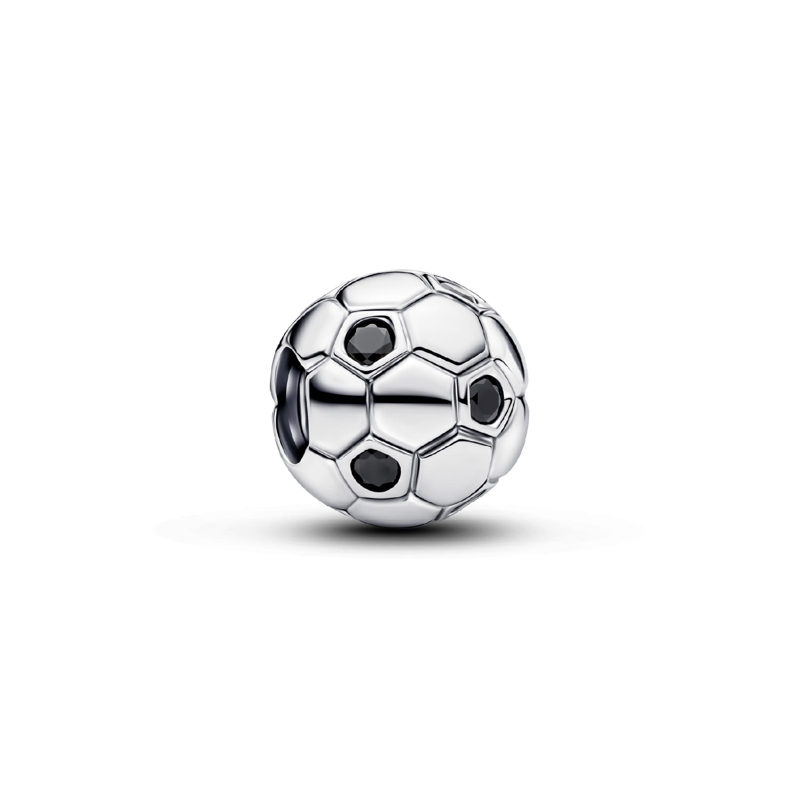 Charm Pandora in argento pallone da calcio con cristalli MISURA UNICA