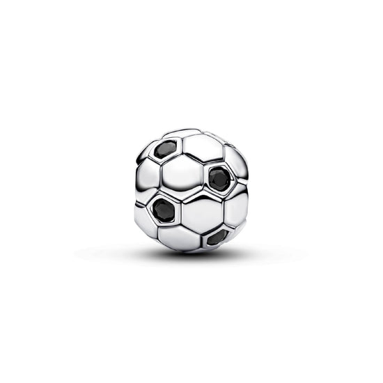 Charm Pandora in argento pallone da calcio con cristalli MISURA UNICA