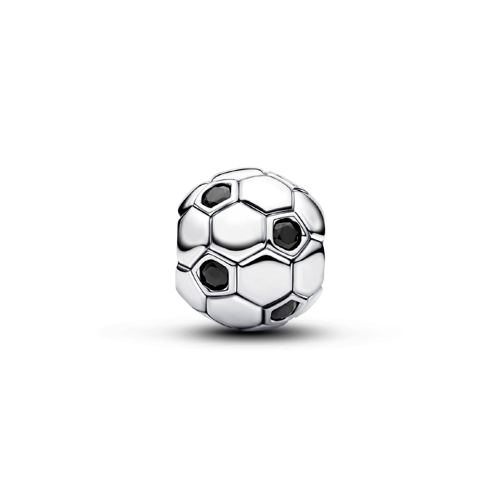 Charm Pandora in argento pallone da calcio con cristalli MISURA UNICA