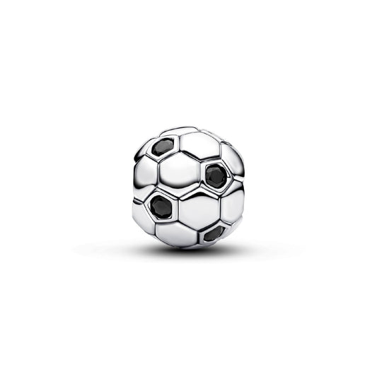 Charm Pandora in argento pallone da calcio con cristalli MISURA UNICA
