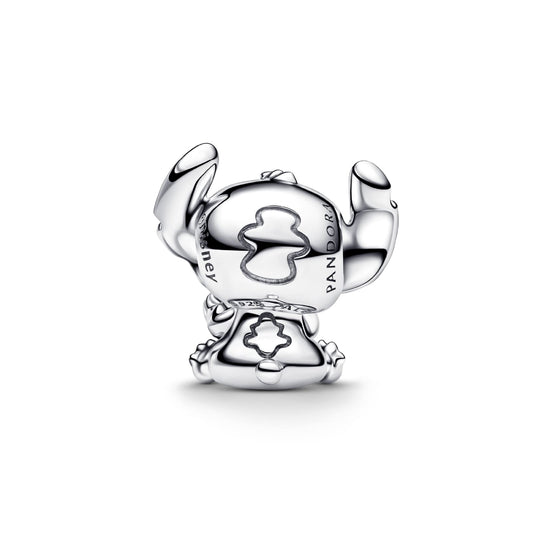 Charm Pandora Disney in argento Stitch con cristallo blu MISURA UNICA