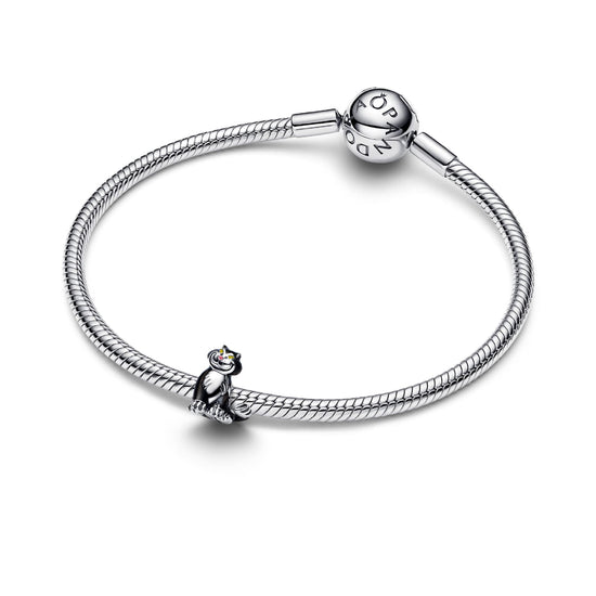 Charm Pandora Disney Villains Lucifero in lega oro e smalto MISURA UNICA