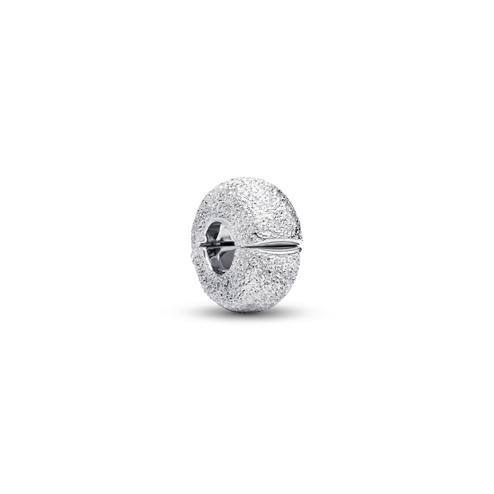 Mini clip Pandora in argento 925 con effetto diamantato MISURA UNICA