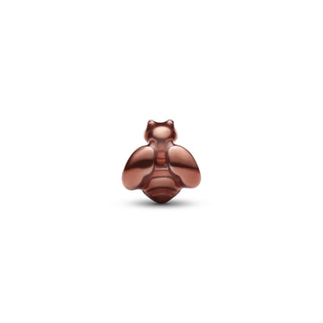 Mini charm Pandora in argento ape effetto metallico arancione MISURA UNICA