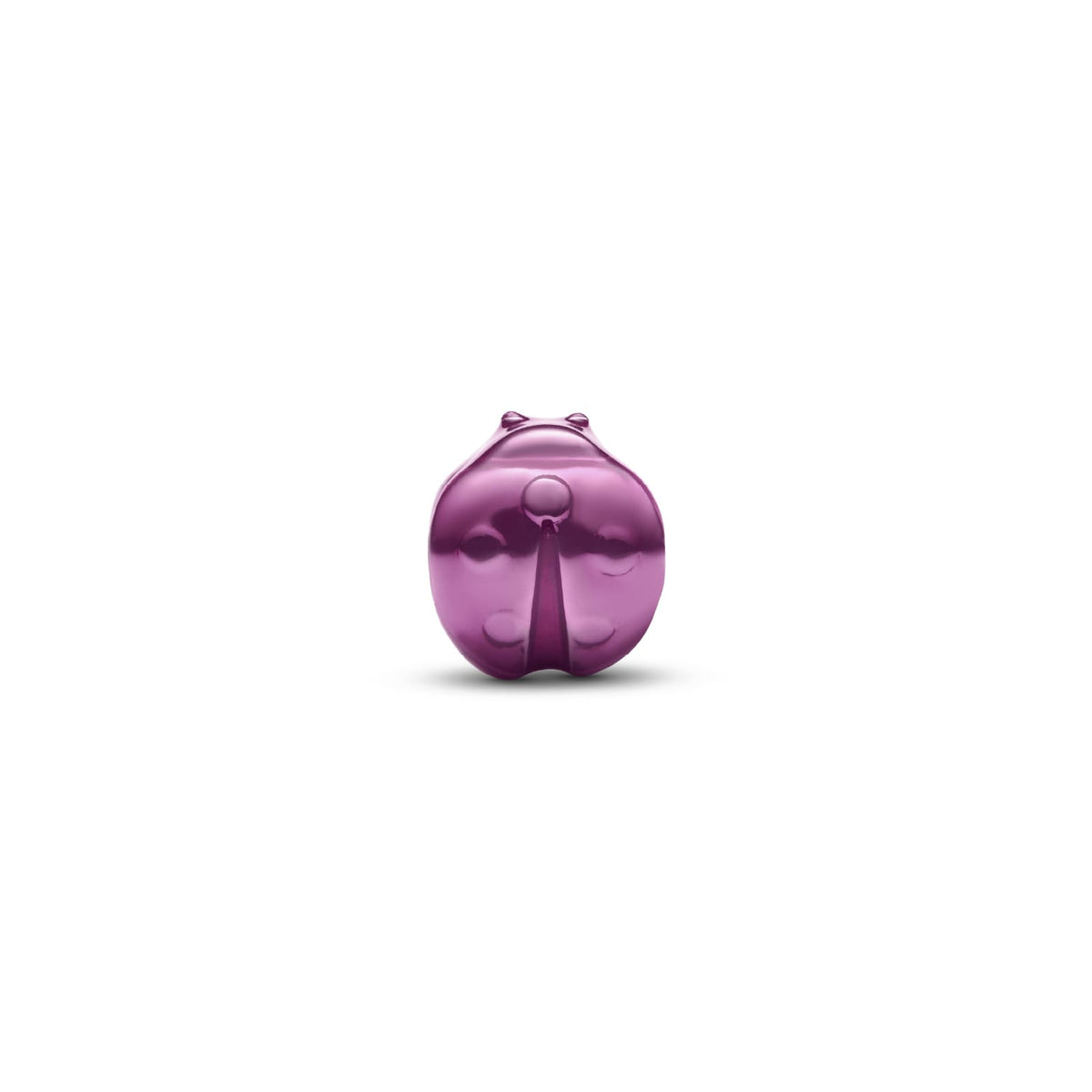 Mini charm Pandora in argento coccinella effetto metallico rosa MISURA UNICA