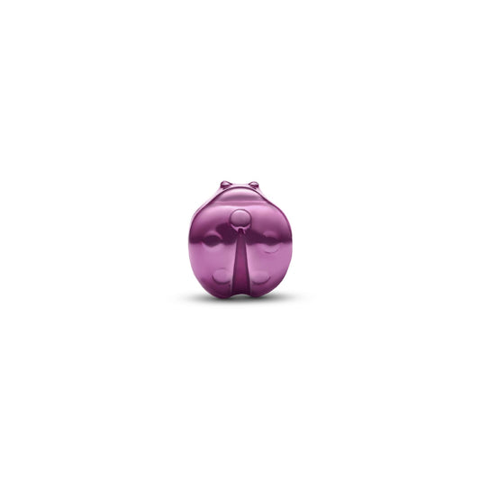 Mini charm Pandora in argento coccinella effetto metallico rosa MISURA UNICA