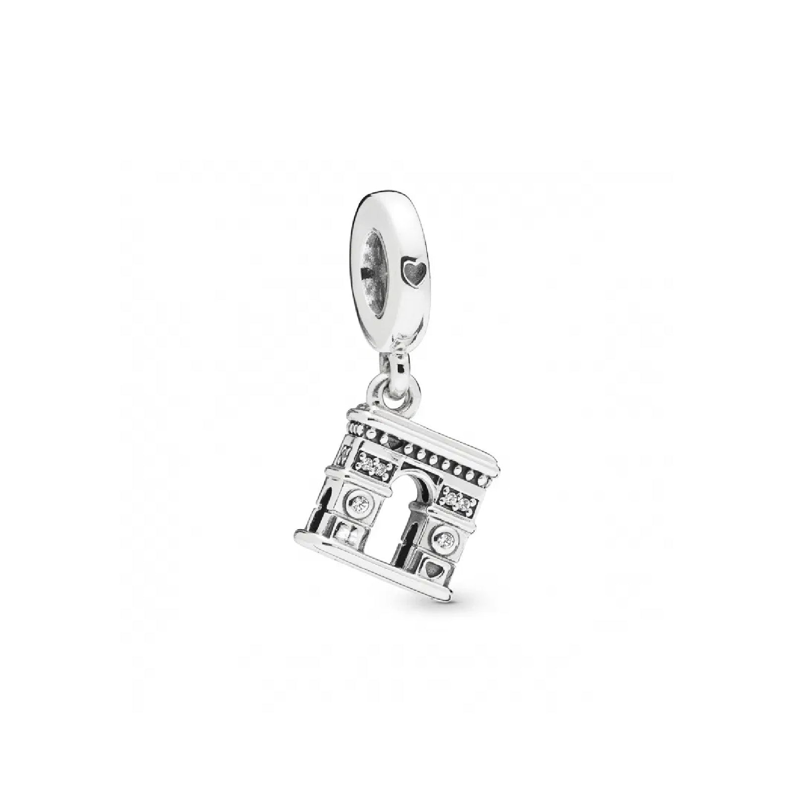 Charm pendente Arco di Trionfo Pandora in argento 925 e zirconi P.798127CZ