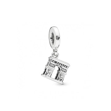 Charm pendente Arco di Trionfo Pandora in argento 925 e zirconi P.798127CZ
