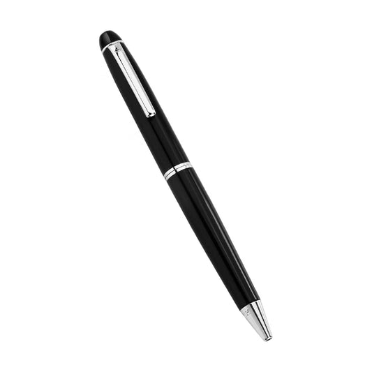 Penna a sfera Philip Watch con smalto color nero e argento MISURA UNICA