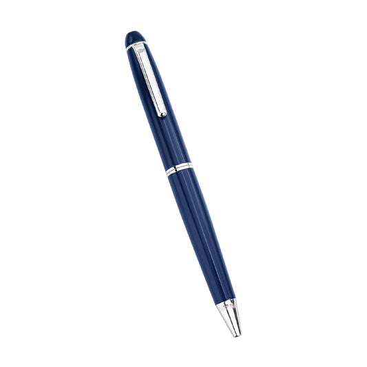 Penna a sfera Philip Watch WI smalto blu con finiture argento MISURA UNICA