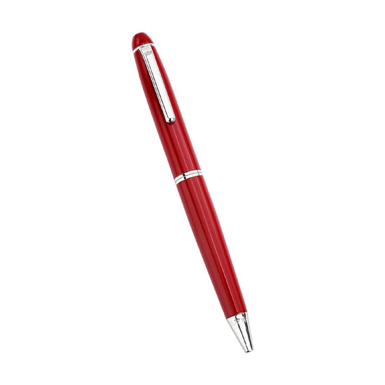 Penna a sfera Philip Watch WI smalto rosso con finiture argento MISURA UNICA