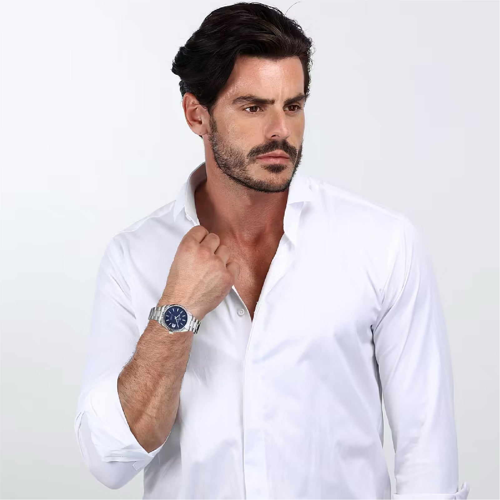 Orologio solo tempo Philip Watch in acciaio quadrante blu MISURA UNICA