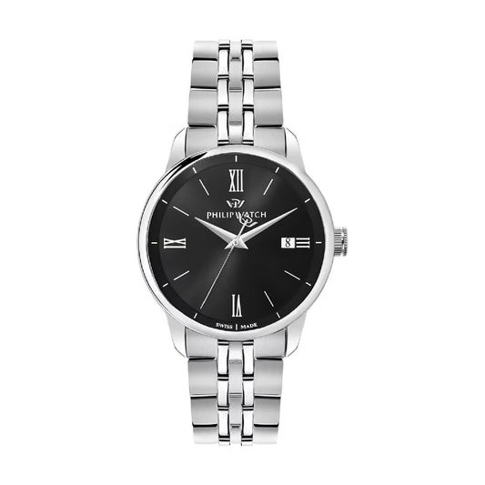 Orologio Philip Watch Anniversary in acciaio quadrante nero MISURA UNICA