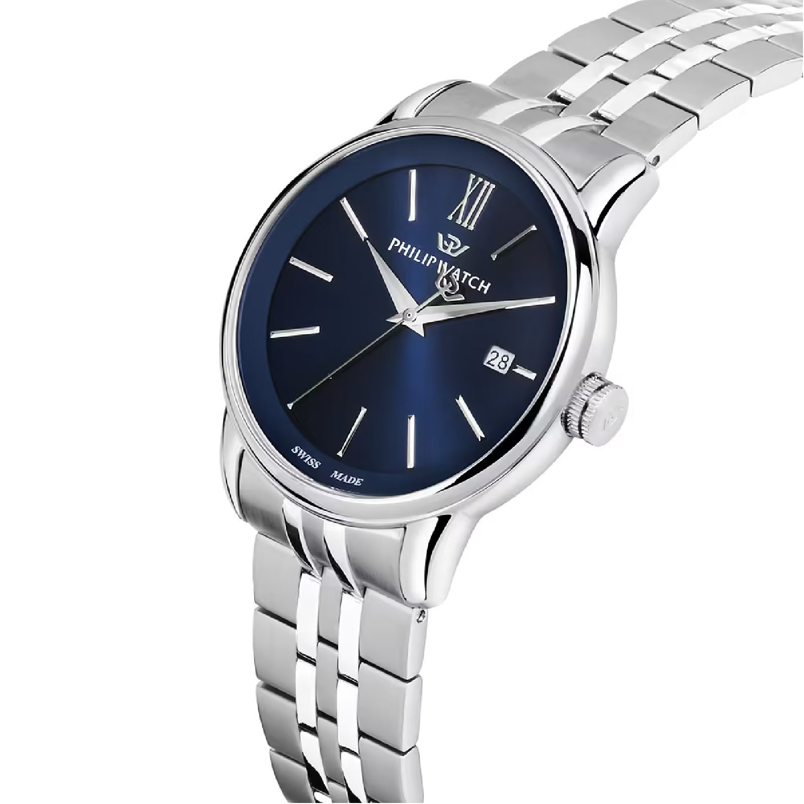 Orologio uomo Philip Watch in acciaio quadrante blu 40mm MISURA UNICA
