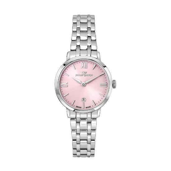 Orologio solo tempo Philip Watch Audrey quadrante rosa da donna MISURA UNICA