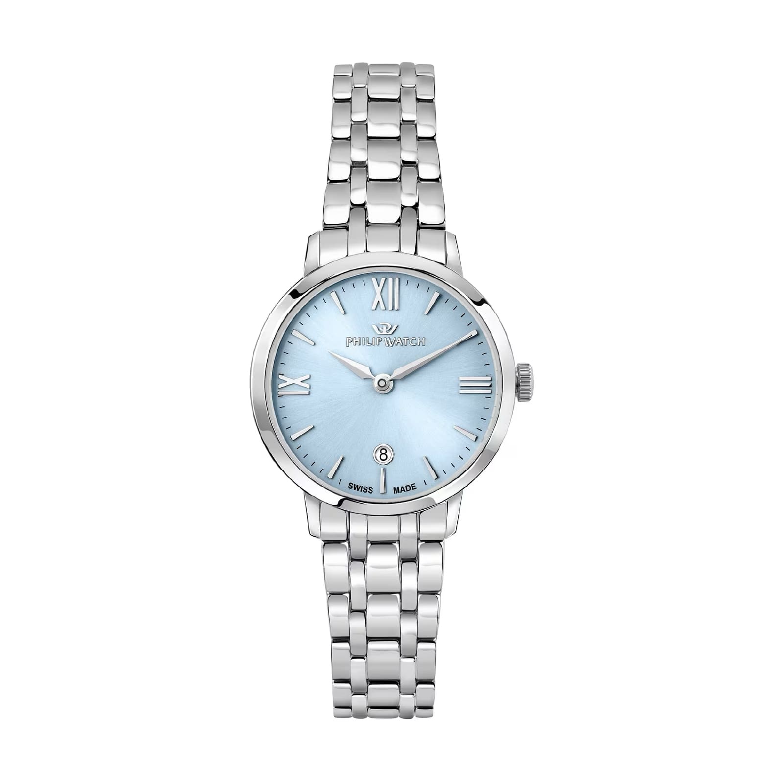 Orologio Philip Watch Audrey acciaio quadrante azzurro da donna MISURA UNICA