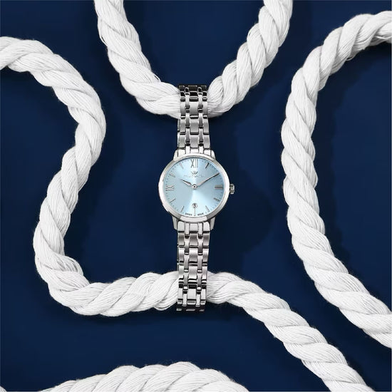 Orologio Philip Watch Audrey acciaio quadrante azzurro da donna MISURA UNICA