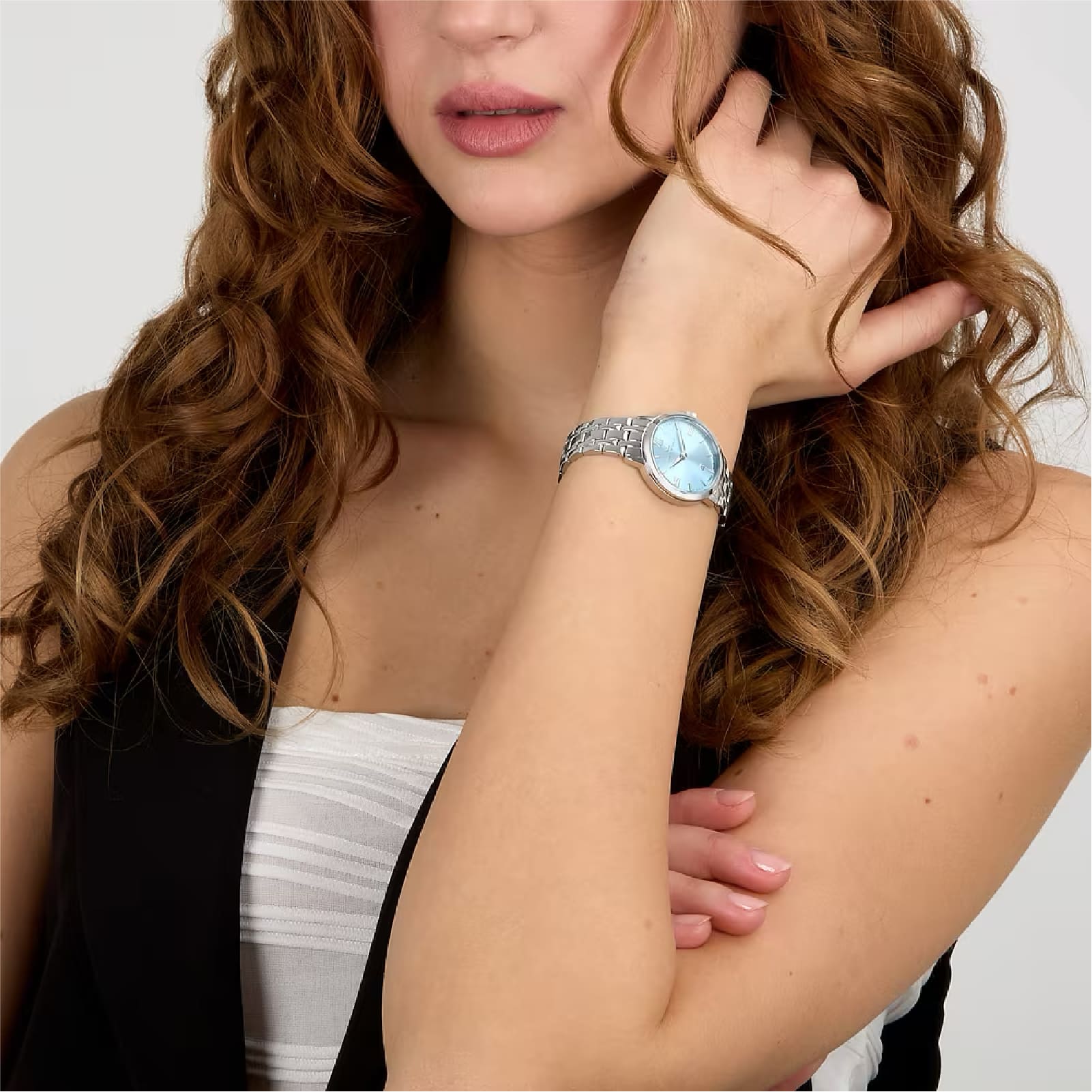 Orologio Philip Watch Audrey acciaio quadrante azzurro da donna MISURA UNICA