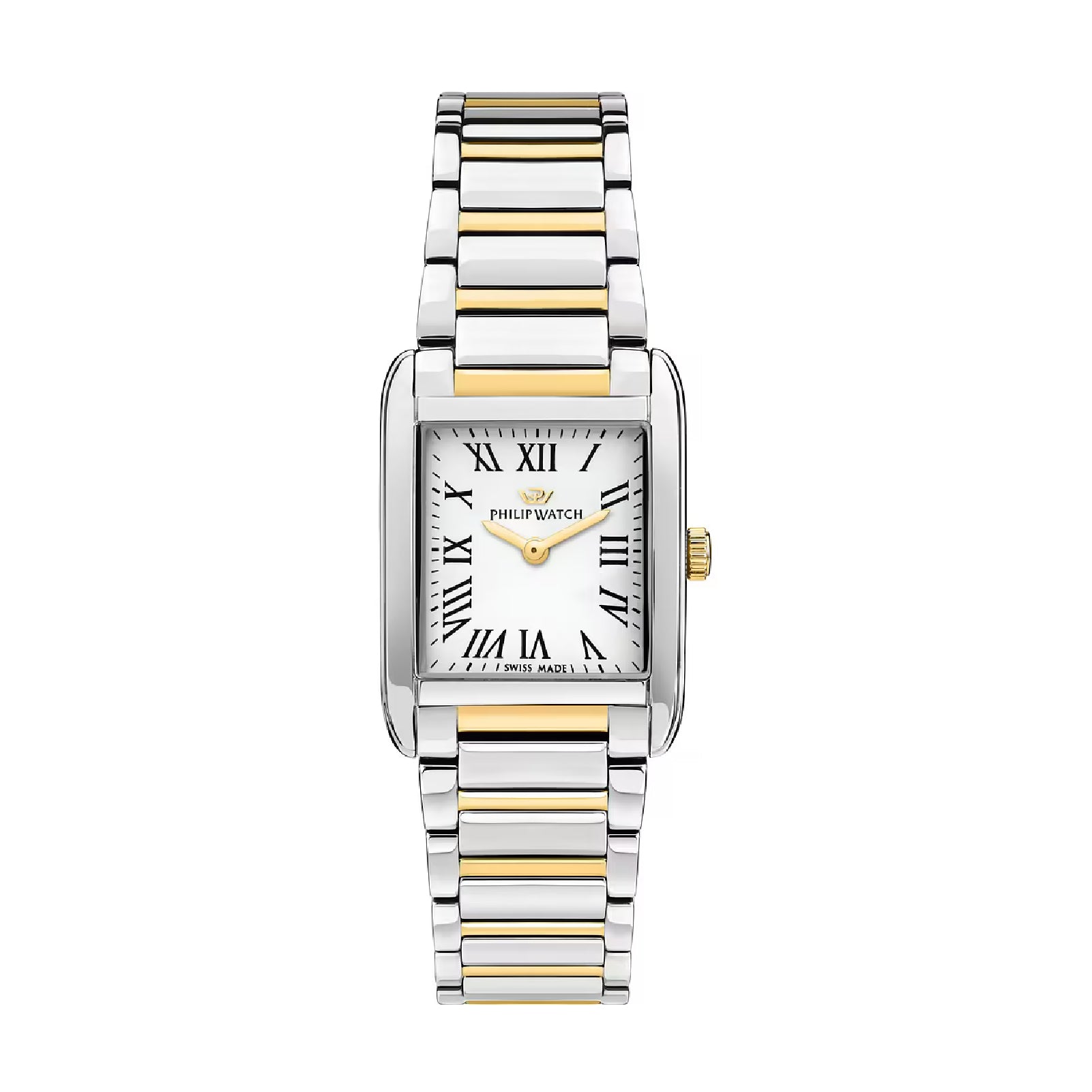 Orologio Philip Watch in acciaio bicolor quadrante 24x34 MISURA UNICA