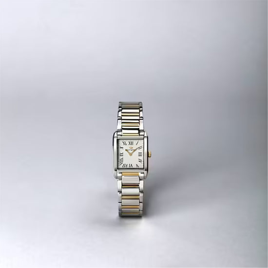 Orologio Philip Watch in acciaio bicolor quadrante 24x34 MISURA UNICA