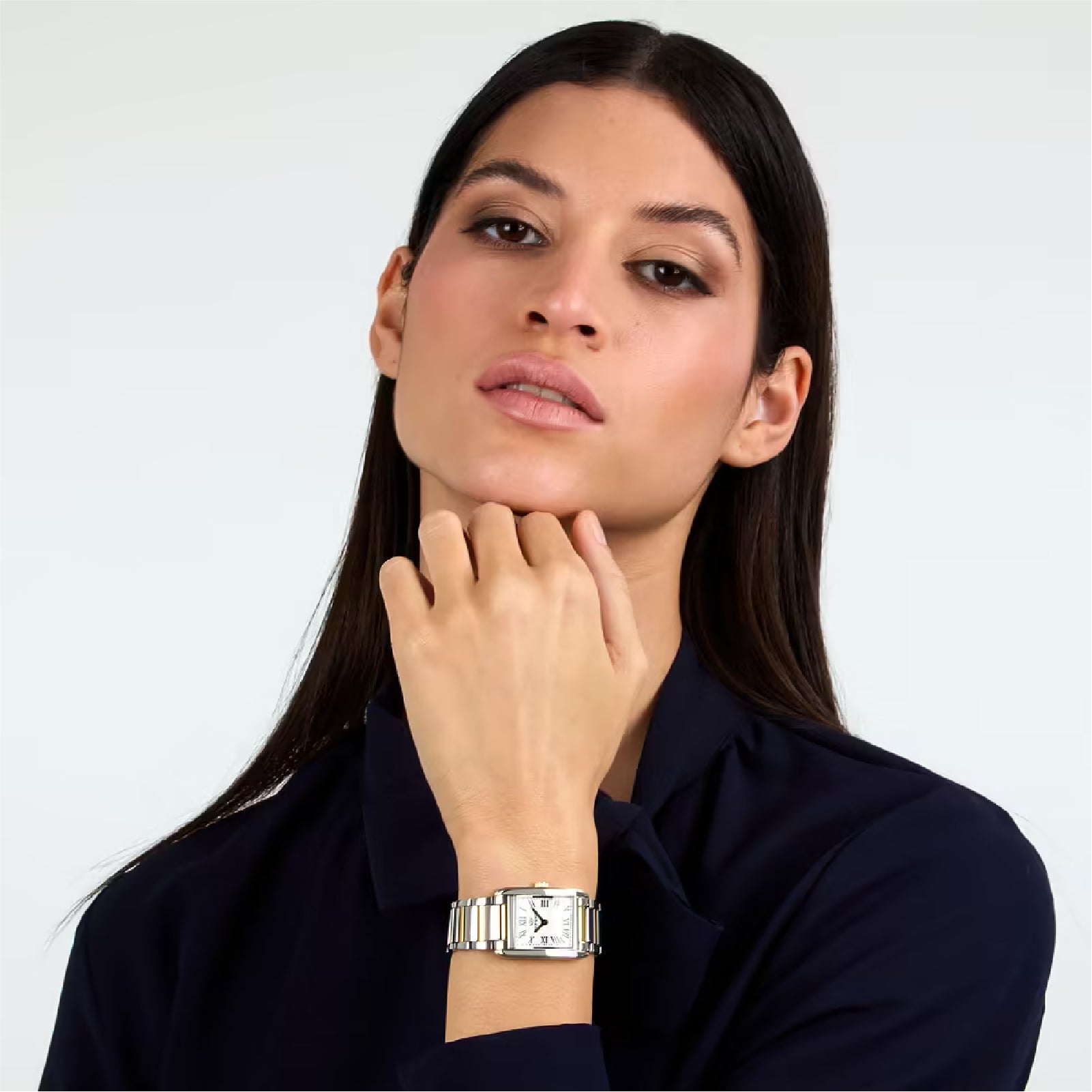Orologio Philip Watch in acciaio bicolor quadrante 24x34 MISURA UNICA