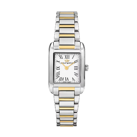 Orologio Philip Watch Museum in acciaio oro e argento MISURA UNICA